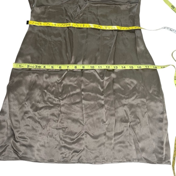 Reformation Darcey Silk Mini Tank Dress Champagne Size 8 Date Night Cocktail - Picture 10 of 16
